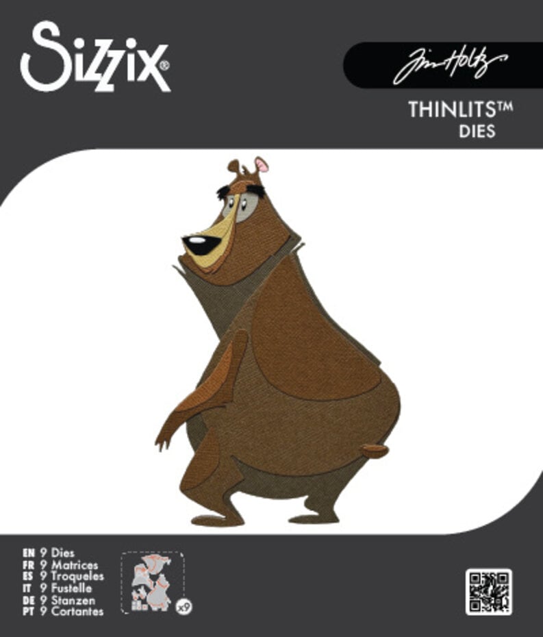Sizzix - Thinlits Colorize Die Theodore (9pcs) by Tim Holtz