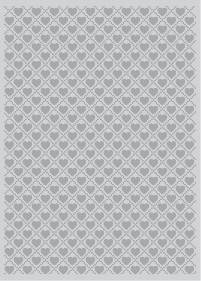 Crafters Companion - Tales of Wonderland 5x7 Inch 2D Embossing Folder Hearts