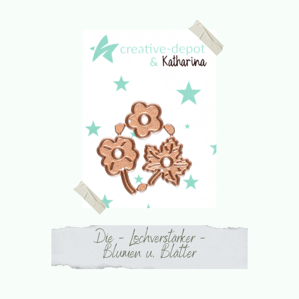 Creative Depot - Die - Lochverstärker - Blumen & Blätter 