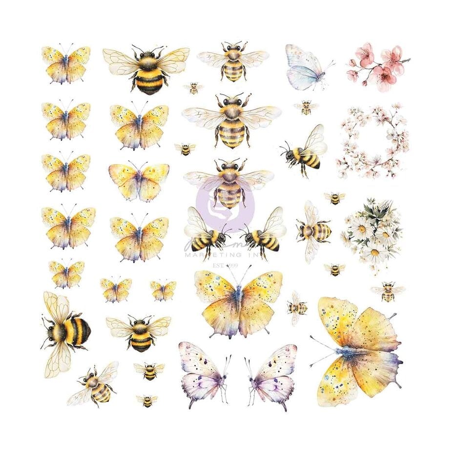 Prima Marketing - Among the Wildflowers Vellum Ephemera Spring Wings (76pcs)