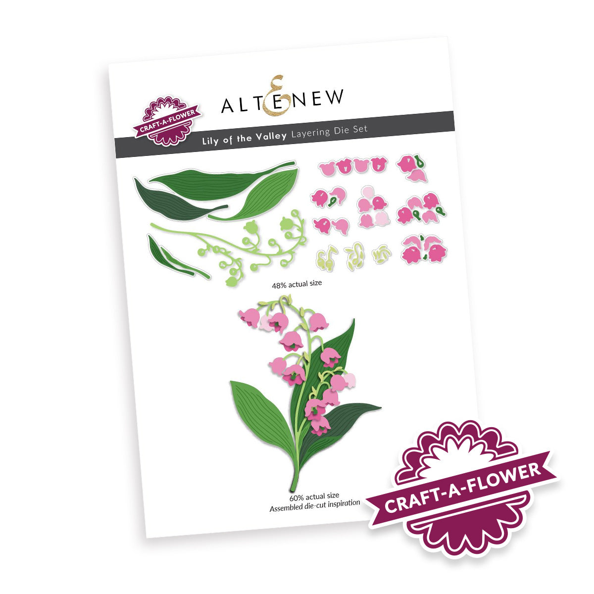 Altenew - Craft-A-Flower: Lily of the Valley Layering Die Set  Altenew - Craft-A-Flower: Lily of the Valley Layering Die Set