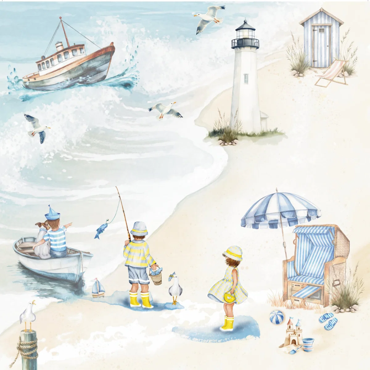 Creative Depot - Designpapier - Ein Tag am Meer