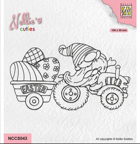 Nellie Choice Nellie‘s Cuties Clear Stamp Easter Gnome 1