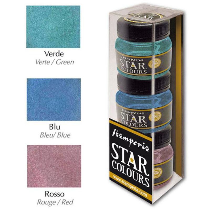 stamperia-star-colors-30ml-green-blue-red-kstar02 stamperia-star-colors-30ml-green-blue-red-kstar02