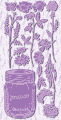 Dawn Bibby - Provencal Wildflowers Die Dawn Bibby - Provencal Wildflowers Die