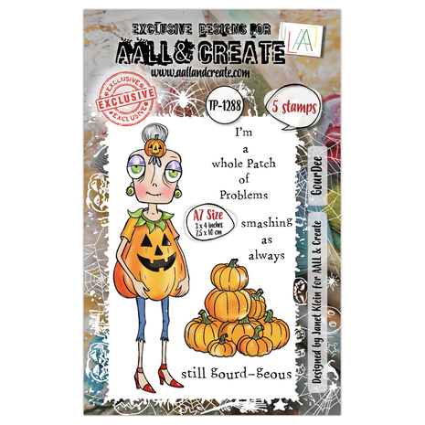Aall and Create - Witchlets & Weirdlings A7 Stamp Set GourDee