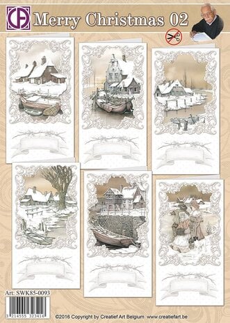Creatief Art -  Merry Christmas 02 Card Kit 