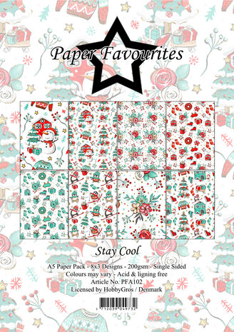 Paper Favourites - Stay Cool A5 Paper Pack 