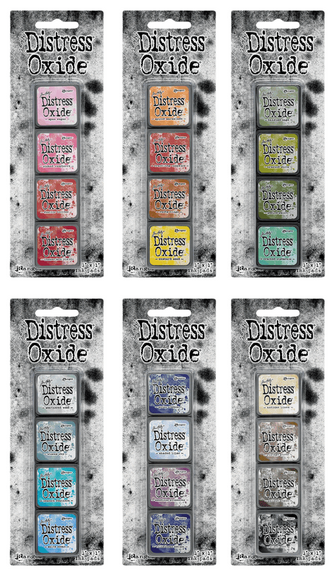 Tim Holtz - Distress Mini Oxide Ink Pads #Alle 6 Sets  Tim Holtz - Distress Mini Oxide Ink Pads #Alle 6 Sets