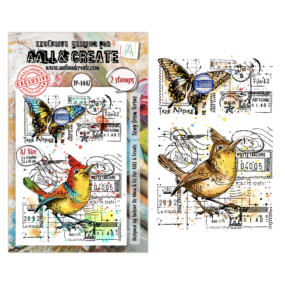 AALL & Create - Dispatch Transit A7 Stamp Sets Song from Torino by Autour De Mwa & Co