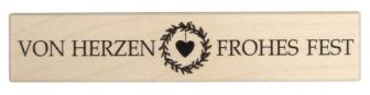 Rayher -  Stempel Von Herzen frohes Fest 