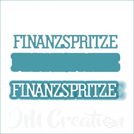 JM Creation - Finanzspritze klein - Stanzschablone