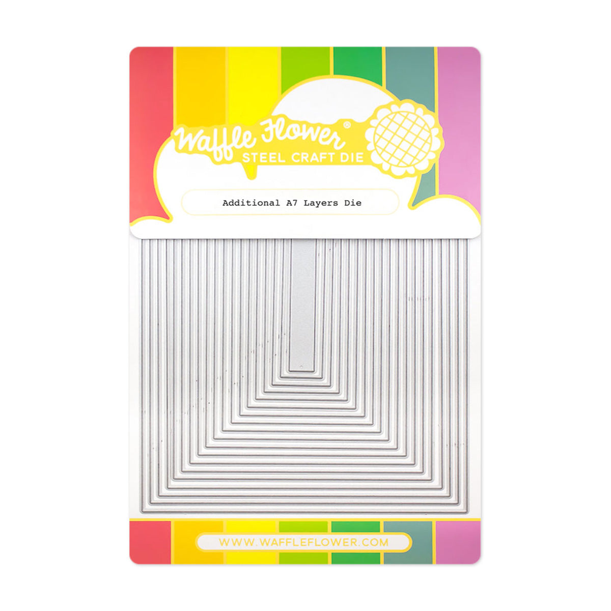 Waffle Flower - A7 Additional Layers Die Waffle Flower - A7 Additional Layers Die