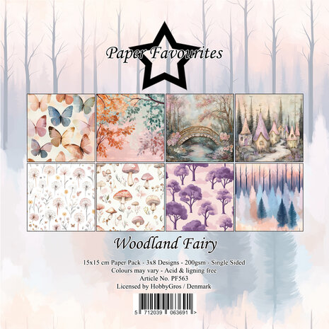 Paper Favourites - Woodland Fairy 6x6 Inch Paper Pad