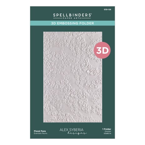 Spellbinders -Spring in Kyoto 3D Embossing Folder Floral Fans