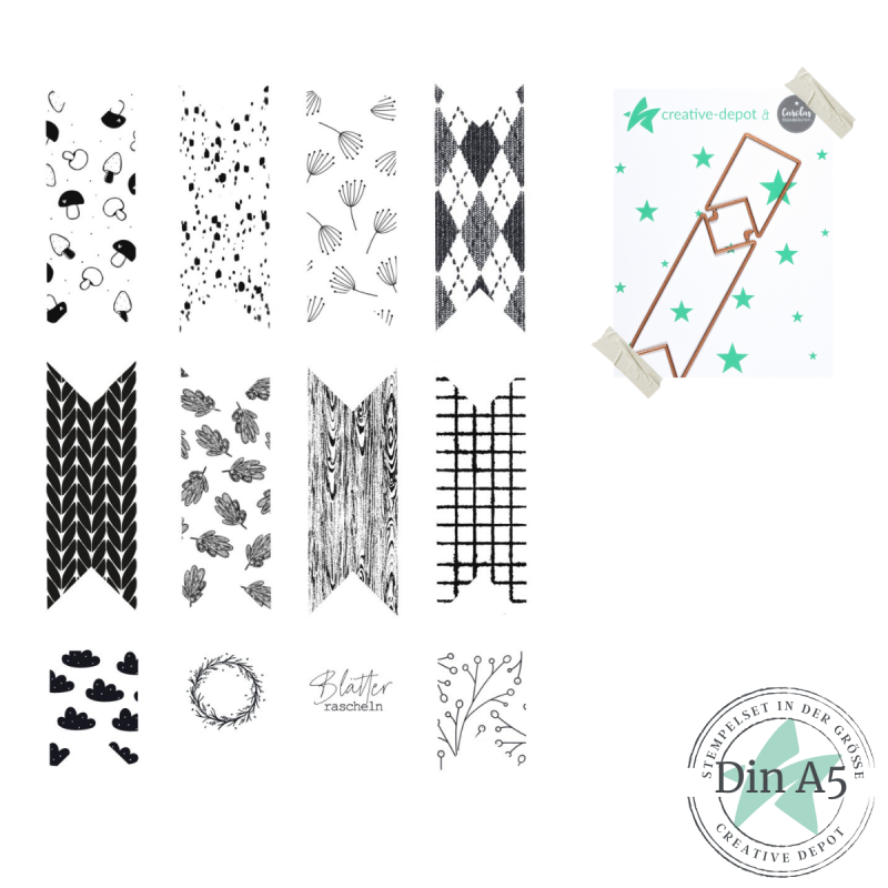 Creative Depot -  Bundle - Fähnchen und Wimpel - Herbst 