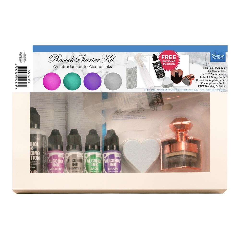 couture-creations-peacock-alcohol-ink-starter-kit couture-creations-peacock-alcohol-ink-starter-kit