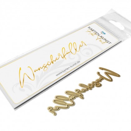 Karten-Kunst Hot Foil Plate kk-HF034 - Luxe Wunscherfüller Karten-Kunst Hot Foil Plate kk-HF034 - Luxe Wunscherfüller