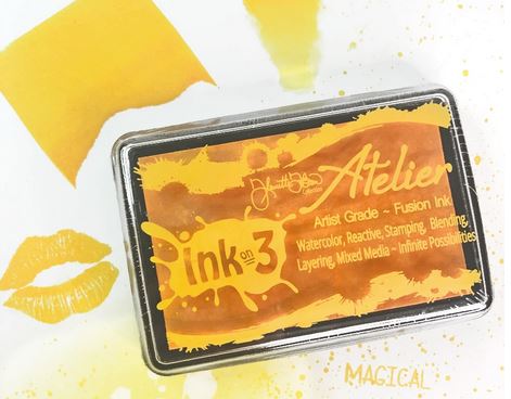 InkOn3 - Atelier Paint It Black ~ Artist Grade Fusion Ink Pad