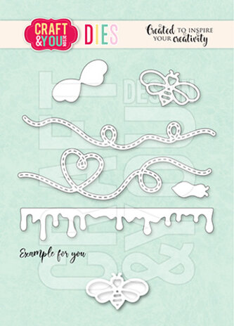Craft & You Design - Bee Honey Set Dies
