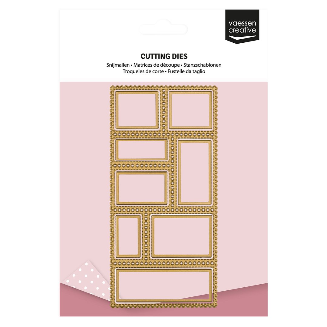 Vaessen Creative • Mini Stanzschablonen Briefmarken 9St.