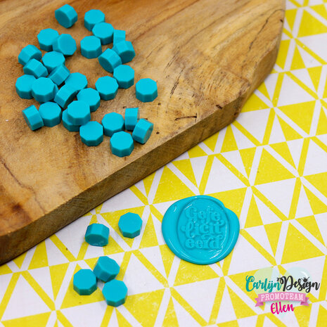 CarlijnDesign - Wax Seal Melts Custom Turquoise