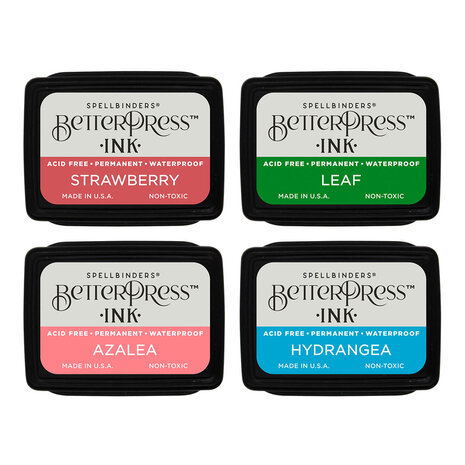 Spellbinders - BetterPress Ink Flower Garden Mini Set (4pcs) Spellbinders - BetterPress Ink Flower Garden Mini Set (4pcs)