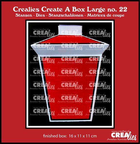 Crealies Create A Box Große Laterne
