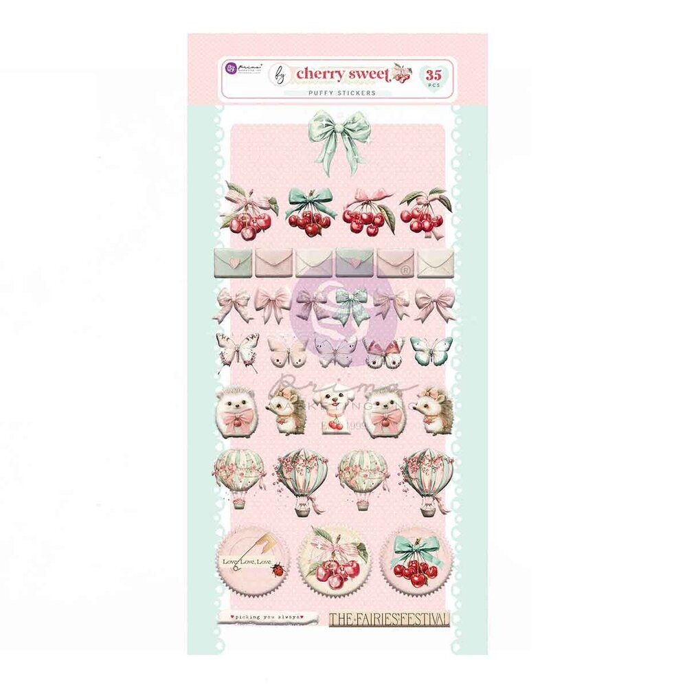 Prima Marketing - Cherry Sweet Puffy Stickers (33pcs)