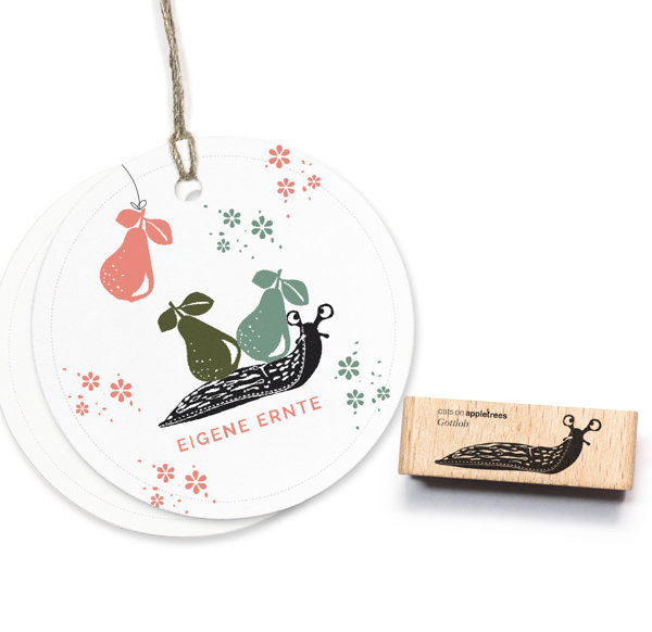 Cat on Appletrees - Stempel Tigerschnegel Gottlob