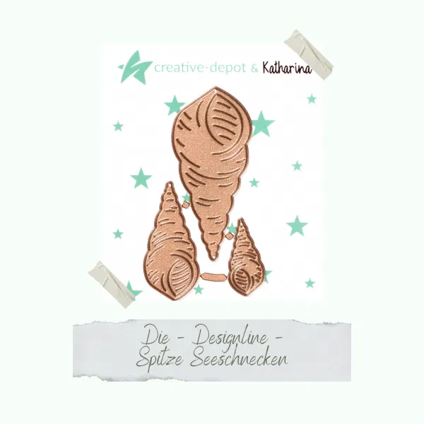 Creative Depot -  Die - Spitze Seeschnecken 