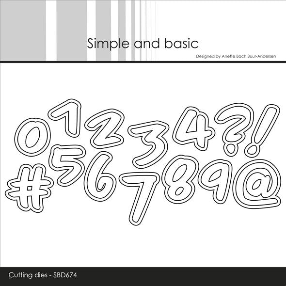 Simple and Basic - dies "Numbers - Large"