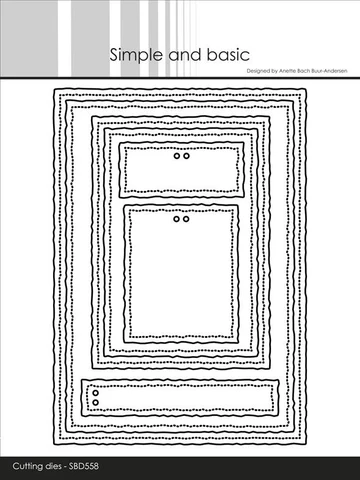 Simple and Basic die "A6 / A7 - Old paper" 