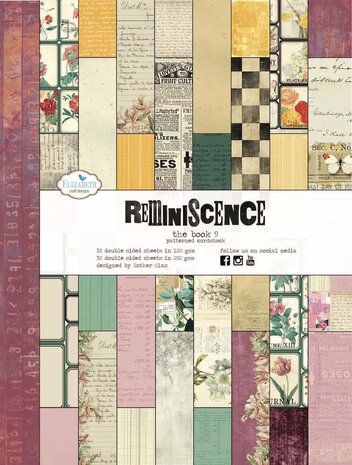 Elizabeth Craft Designs - Botanical Blend Patterned Cardstock Reminiscence the Book 9