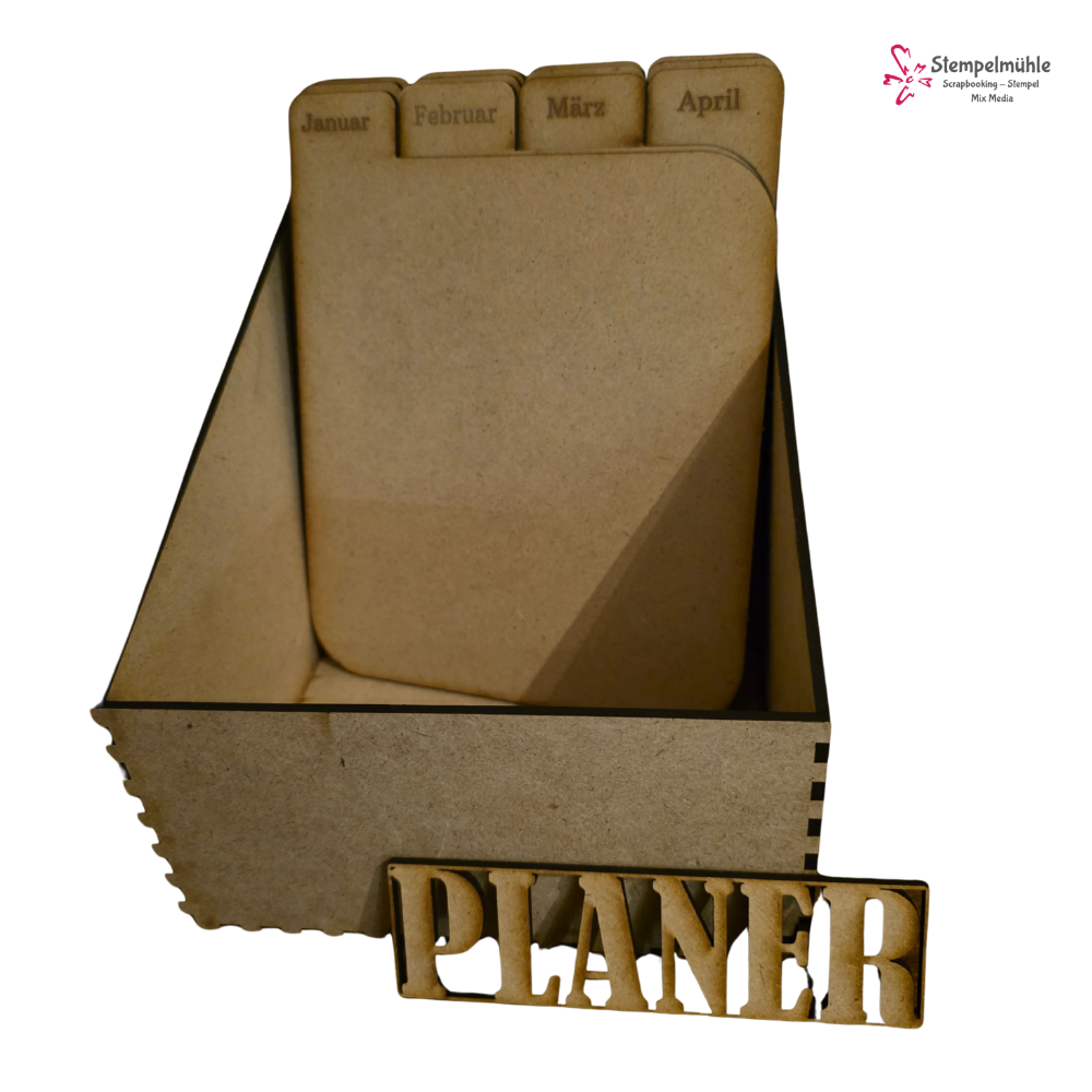 Planerbox mit 12 Tabs