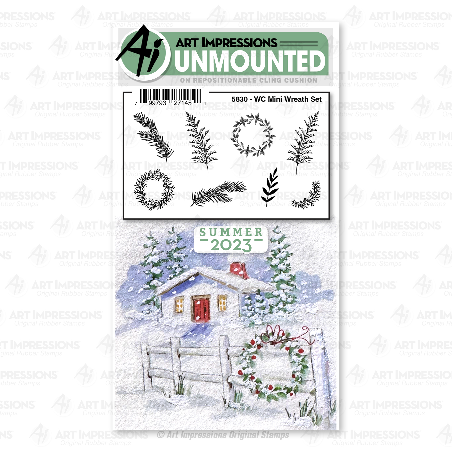 Art Impressions - WC Mini Wreath Set