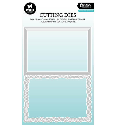 Studio Light - Torn Edge Cardshape rectangle Essentials nr. 1085