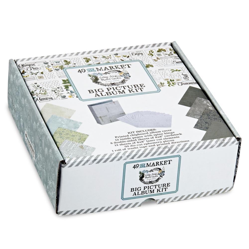 49 And Market Big Picture Album Kit -  Vintage Artistry Moonlit Garden 