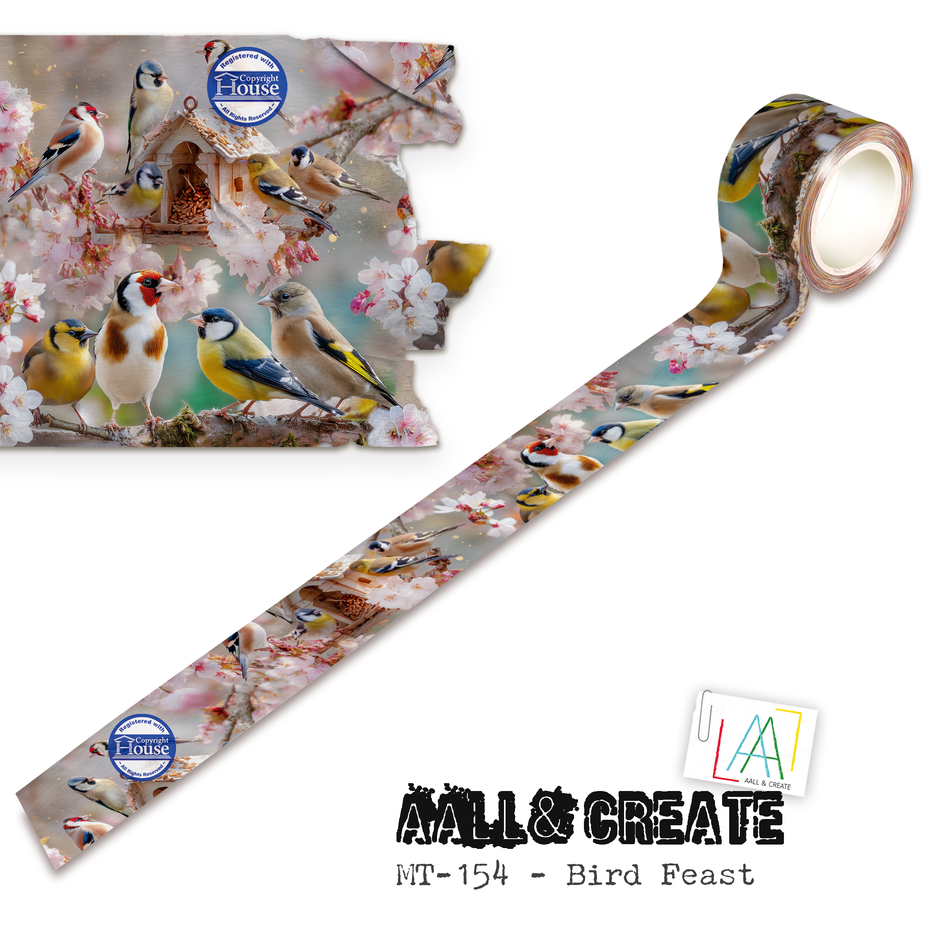 Craft Consortium - Story Ahead 25mm 10m Washi Tape Bird Feast by Autour De Mwa & Co