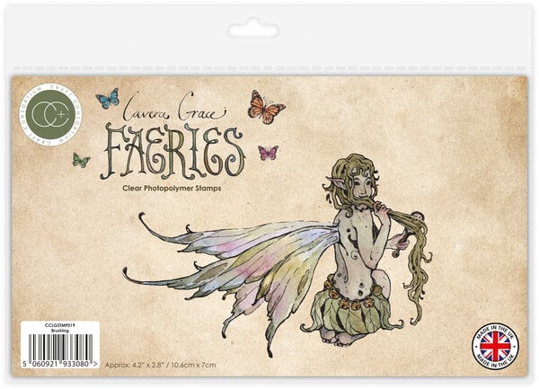 Craft Consortium  - Fairies A6 Clear Photopolymer Stamps Brushing