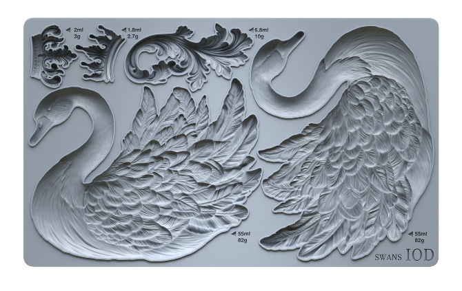 IOD Mould - Mould - Swans