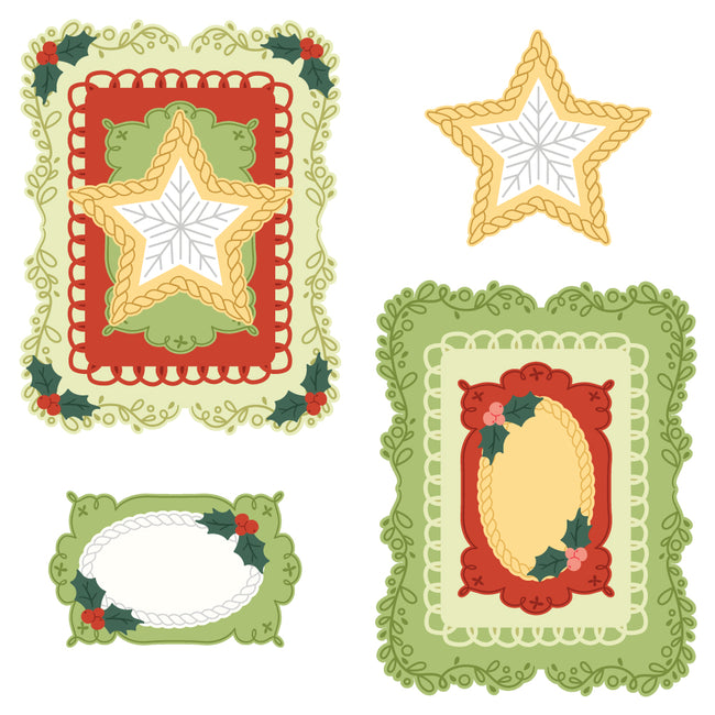 Honey Bee - Decorative Star Layering Frames - Honey Cuts Honey Bee - Decorative Star Layering Frames - Honey Cuts