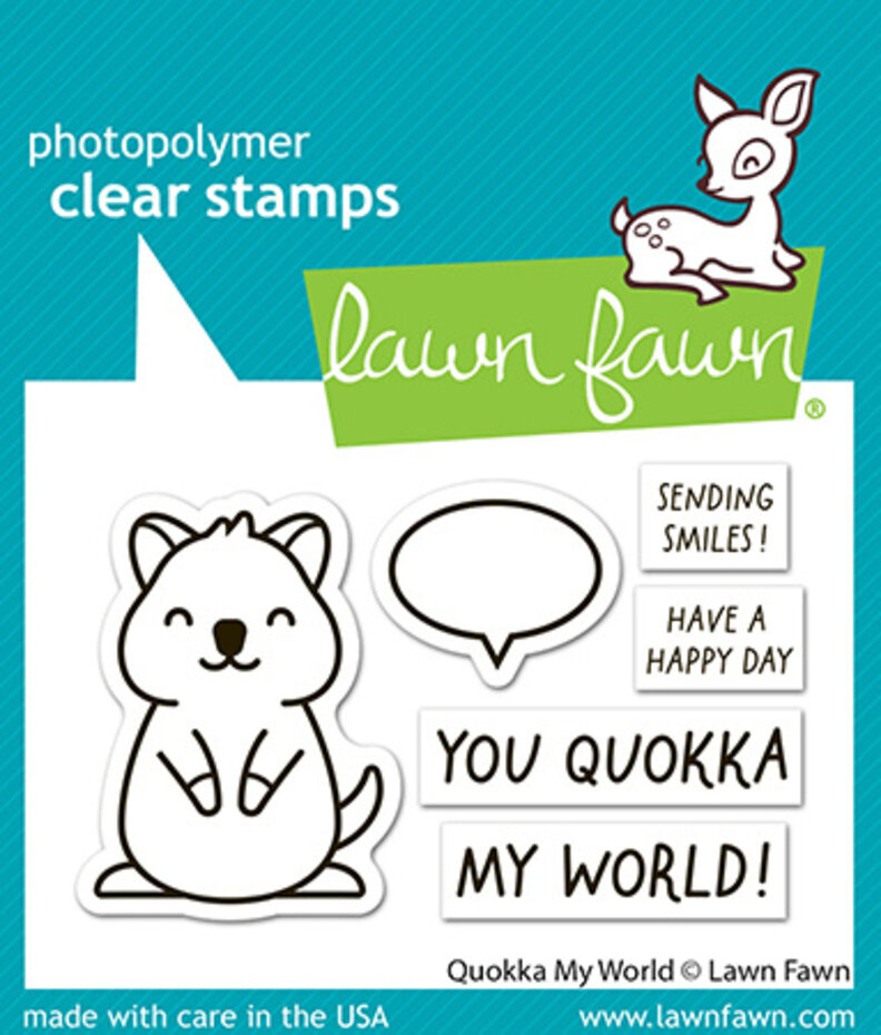 Lawn Fawn - Quokka My World Clear Stamps