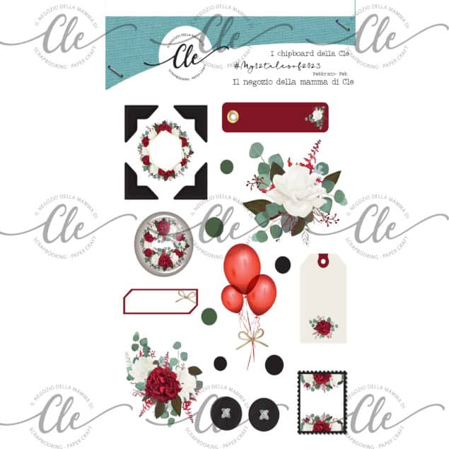 Cle - EMBELLISHMENTS – CHIPBOARDS MY 12 TALES OF 2023 – FEBRUARY