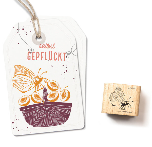 cats on appletrees - Stempel Zitronenfalter Griseldis