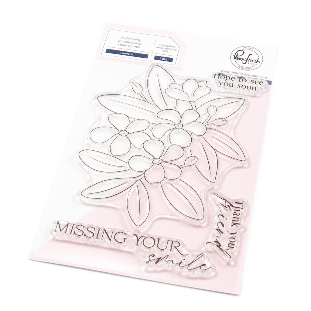 Pinkfresh Studio -  Plumeria stamp