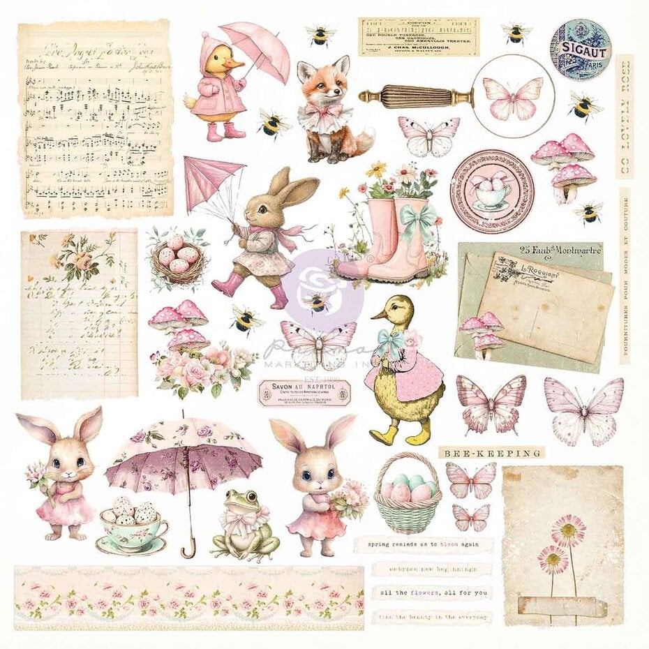 Prima Marketing - Sweet Spring Ephemera Sweet Spring (88pcs)