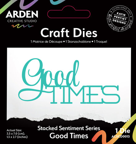 Arden Creative Studio - Sentiment Series Craft Dies Stacked Good Times