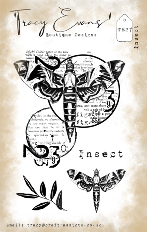 Tracy Evans - Insect A7 Stamp Tracy Evans - Insect A7 Stamp