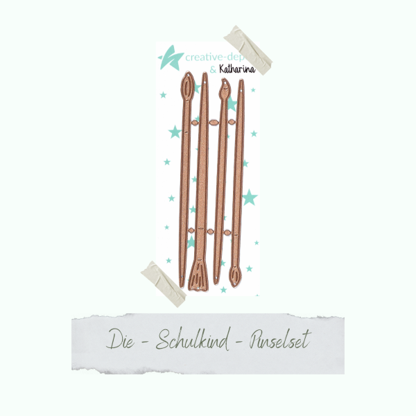 Creative Depot - Die - Schulkind - Pinselset 